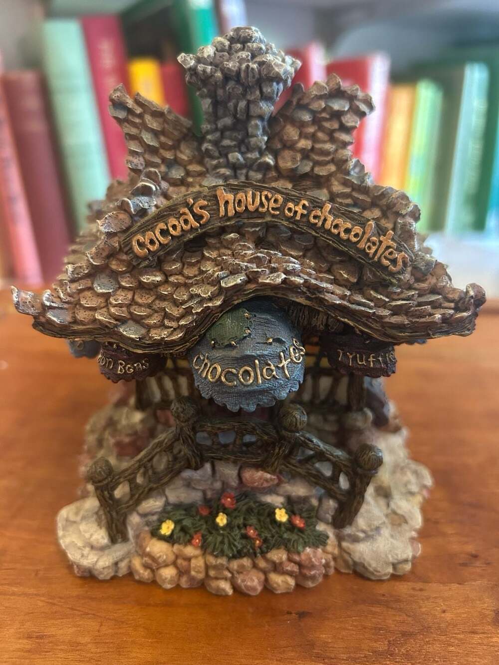 Boyds Bearly Built Villages Bear Cocoa's House Of Chocolate #19009